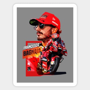 Francesco Bagnaia Low Poly Magnet